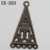 Connector, Lead-free Zinc Alloy Jewelry Findings, 19x33mm Hole=1mm, Sold by Bag