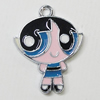 Zinc Alloy Enamel Pendant, Children 23x18mm Hole:2mm, Sold by Group