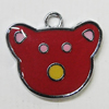 Zinc Alloy Enamel Pendant, 18x20mm Hole:2mm, Sold by Group