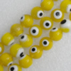  Millefiori Glass Beads, Round 6mm  Sold per 16-Inch Strand