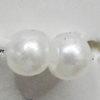 Imitation Pearl Acrylic beads,jewelry finding beads, Round 3mm, Sold by Bag
