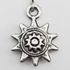 Pendant, Lead-free Zinc Alloy Jewelry Findings, 17x13mm Hole:2mm, Sold by Bag