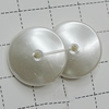 Imitation Pearl Acrylic beads,jewelry finding beads, Coin 18mm Hole:2mm, Sold by Bag