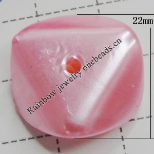 Imitation Pearl Acrylic beads,jewelry finding beads, 22mm Hole:2mm, Sold by Bag