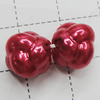 Imitation Pearl Acrylic beads,jewelry finding beads, 11x11mm Hole:2mm, Sold by Bag