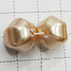 Imitation Pearl Acrylic beads,jewelry finding beads, 14x14mm Hole:1.5mm, Sold by Bag