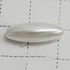 Imitation Pearl Acrylic beads,jewelry finding beads, Oval 19x8mm, Sold by Bag