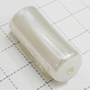 Imitation Pearl Acrylic beads,jewelry finding beads, Column 31x13mm Hole:2.5mm, Sold by Bag