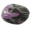 Watermark Acrylic Beads, 37x27mm Hole:2mm, Sold by Bag 