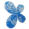 Watermark Acrylic Beads, Butterfly 33x46mm Hole:2mm, Sold by Bag 