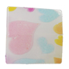 Watermark Acrylic Beads, Square 26mm Hole:2mm, Sold by Bag 