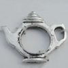 Pendant Zinc Alloy Jewelry Findings Lead-free, 23x18mm Hole:3mm Sold by Bag
