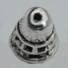 Bead Zinc Alloy Jewelry Findings Lead-free, 7x8mm, Hole:1mm Sold by Bag