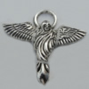 Pendant Zinc Alloy Jewelry Findings Lead-free, 31x28mm Hole:6mm Sold by Bag