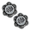 Bead Zinc Alloy Jewelry Findings Lead-free, Flower 15mm, Hole:2.5mm Sold by Bag
