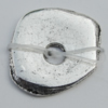Beads, Zinc Alloy Jewelry Findings Lead-free, 12x13mm Hole:2.5mm Sold by Bag