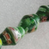  Millefiori Glass Beads,  Edge Oval 10x8mm Sold per 16-Inch Strand