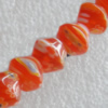  Millefiori Glass Beads,  10x8mm Sold per 16-Inch Strand