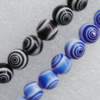  Millefiori Glass Beads,  Round 8mm Sold per 16-Inch Strand