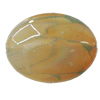 Watermark Acrylic Beads, Flat Oval 33x26mm Hole:2mm, Sold by Bag