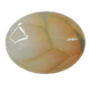 Watermark Acrylic Beads, Flat Oval 33x26mm Hole:2mm, Sold by Bag