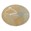 Watermark Acrylic Beads, Flat Oval 33x26mm Hole:2mm, Sold by Bag