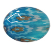 Watermark Acrylic Beads, Flat Oval 33x26mm Hole:2mm, Sold by Bag