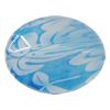 Watermark Acrylic Beads, Flat Oval 33x26mm Hole:2mm, Sold by Bag