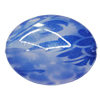 Watermark Acrylic Beads, Flat Oval 33x26mm Hole:2mm, Sold by Bag