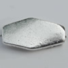 Bead Zinc Alloy Jewelry Findings Lead-free, 25x13mm, Hole:2mm Sold by Bag