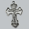 Pendant Zinc Alloy Jewelry Findings Lead-free, 46x28mm Hole:3mm Sold by Bag