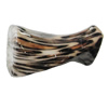 Imitate Animal skins Acrylic Beads, 29x17mm Hole:2mm, Sold by Bag