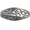 Bead Zinc Alloy Jewelry Findings Lead-free, 21x8mm, Hole:2mm Sold by Bag