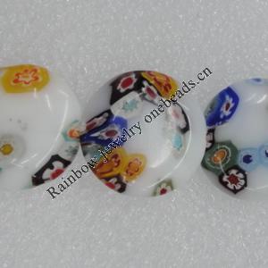 Opal  Beads, Flat Round 20mm Sold per 14-Inch Strand