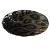 Watermark Acrylic Beads, Flat Oval 35x20mm Hole:2mm, Sold by Bag 