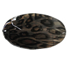 Watermark Acrylic Beads, Flat Oval 35x20mm Hole:2mm, Sold by Bag 