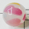 Watermark Acrylic Beads, Round 20mm Hole:2mm, Sold by Bag 