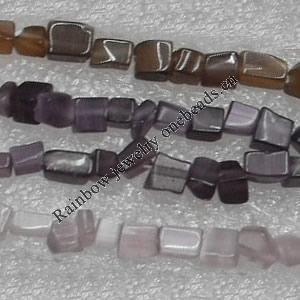 Cat's Eyes Beads Gravely Mix color,5x5mm Sold per 31-Inch Strand