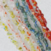 Millefiori Glass Gravely  Beads Mix color, 5x5mm Sold per 31-Inch Strand