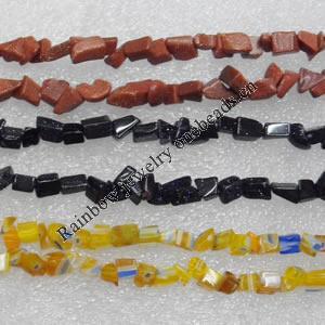 Millefiori Glass Gravely Beads Mix color, 5x5mm Sold per 31-Inch Strand