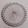 Iron Thread Component Handmade Lead-free, 55mm Sold by Bag