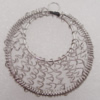 Iron Thread Component Handmade Lead-free, 45x40mm Hole:4mm Sold by Bag