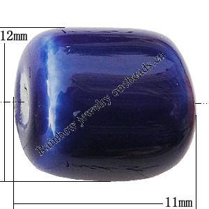 Ceramics Jewelry Beads, Column 12x11mm Hole:1mm, Sold by Group