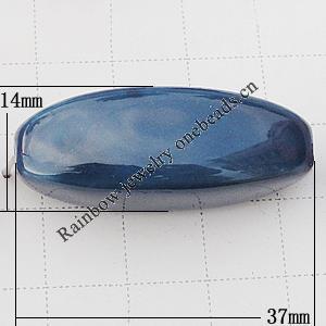 Ceramics Jewelry Beads, 37x14mm Hole:2mm, Sold by Group