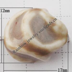 Ceramics Jewelry Beads, 17x12mm Hole:0.5mm, Sold by Group