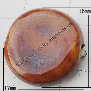 Ceramics Jewelry Beads, 16x17mm Hole:1.5mm, Sold by Group
