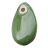 Ceramics Jewelry Beads, Teardrop 18x10mm Hole:1mm, Sold by Group