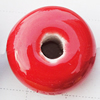 Ceramics Jewelry Beads, Donut O:22mm I:5mm, Sold by Group