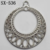 Connector, Lead-free Zinc Alloy Jewelry Findings, 32x27mm Hole=1.5mm, Sold by Bag