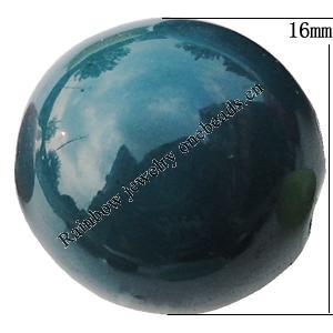Ceramics Jewelry Beads, Round 16mm Hole:2mm, Sold by Group